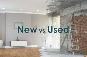 New vs Used. To build or to buy. Renovate or build.