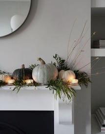 A stylish autumn & Halloween mantlepiece _ These Four Walls-1