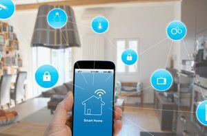 Home automation. New technology. Smart home.