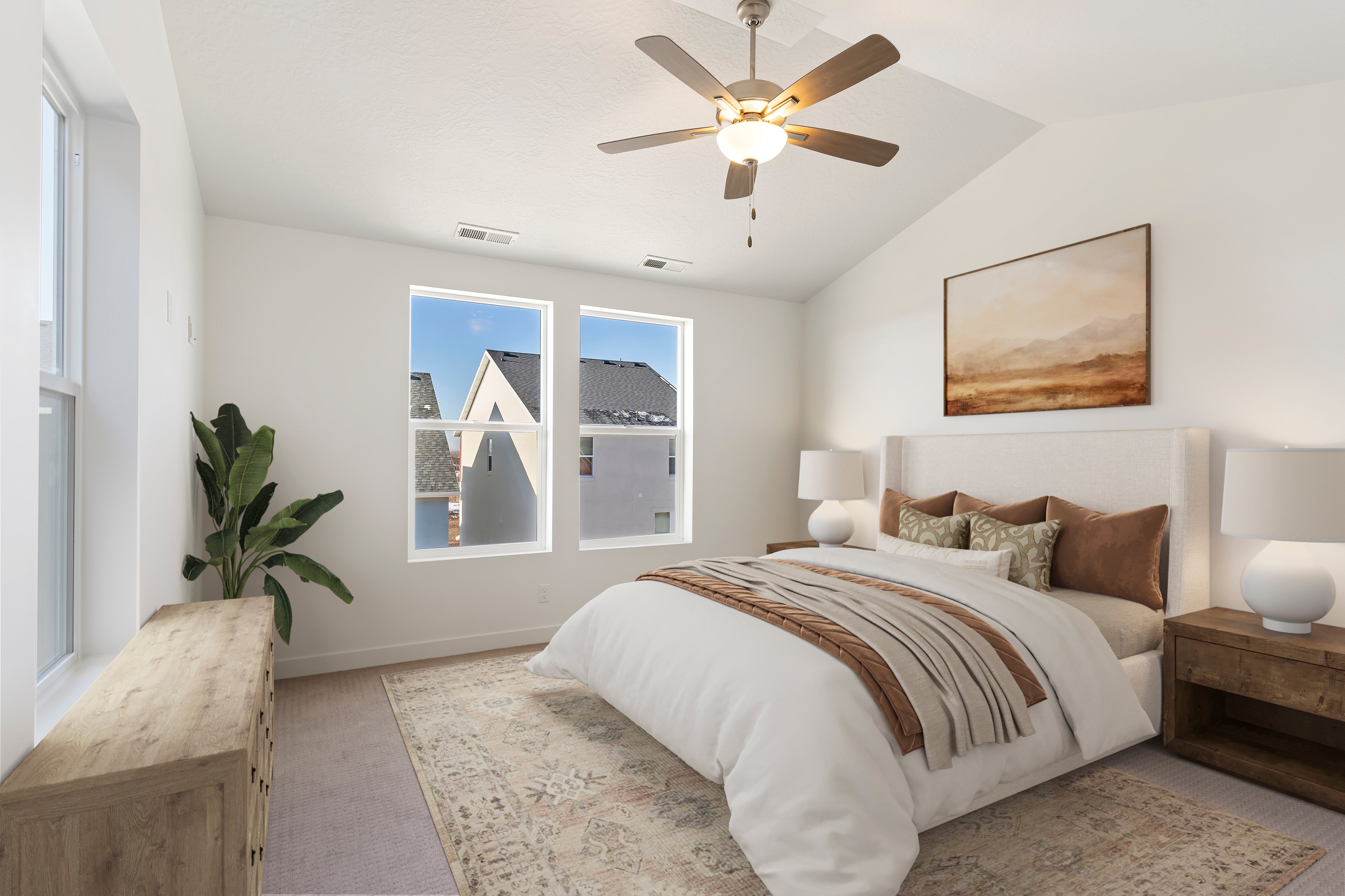 Townhome living. Community. New home. The Birmingham.